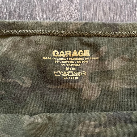 3 for $15 Garage Camo Tube Top - Picture 2 of 3